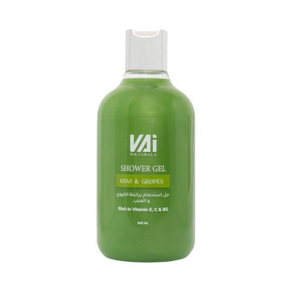 Vai Naturals Kiwi & Grapes Shower Gel – 500ml - Image 3